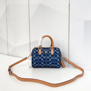 Coach CY699 Rowan Large Satchel Bag In Signature Canvas